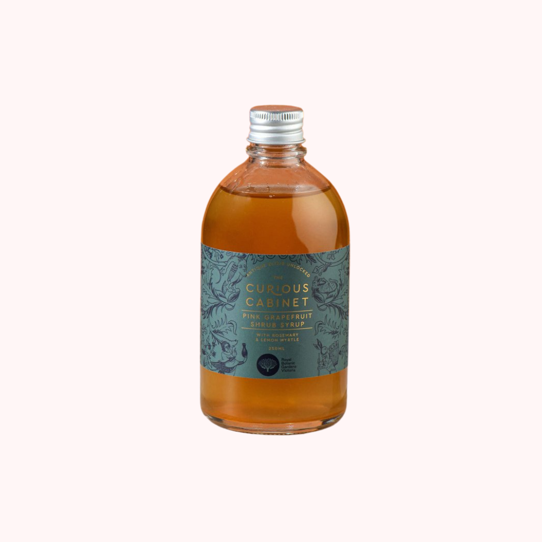 The Curious Cabinet - Shrub Syrup Mixer Pink Grapefruit