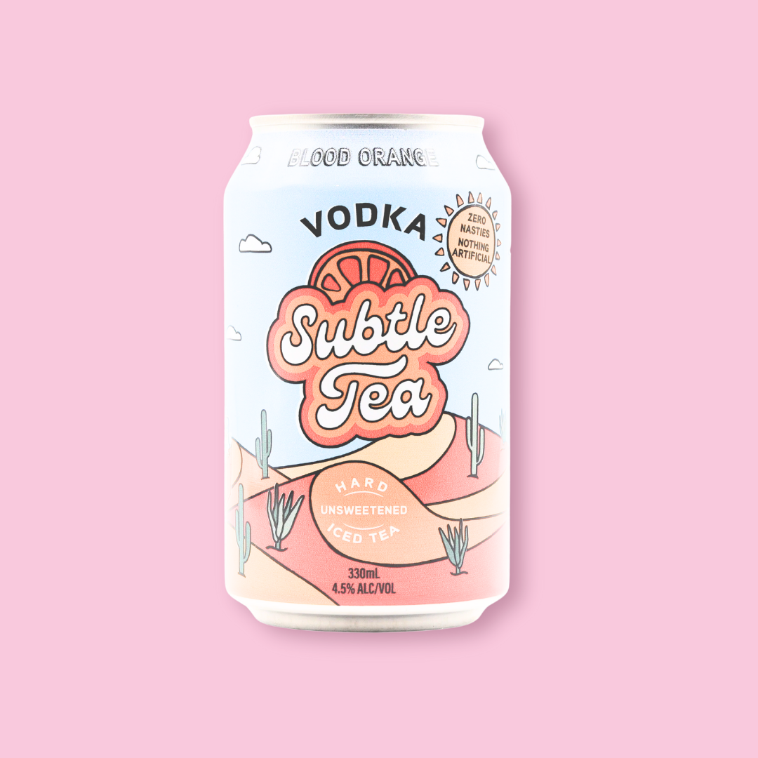 Subtle Tea - Vodka RTD - Blood Orange