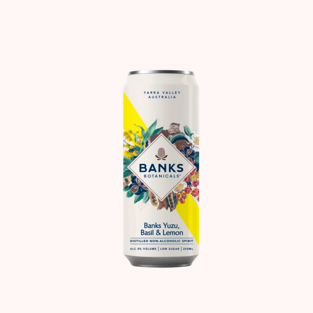 Banks Botanical - Non Alcohol - Yuzu, Basil & Lemon RTD