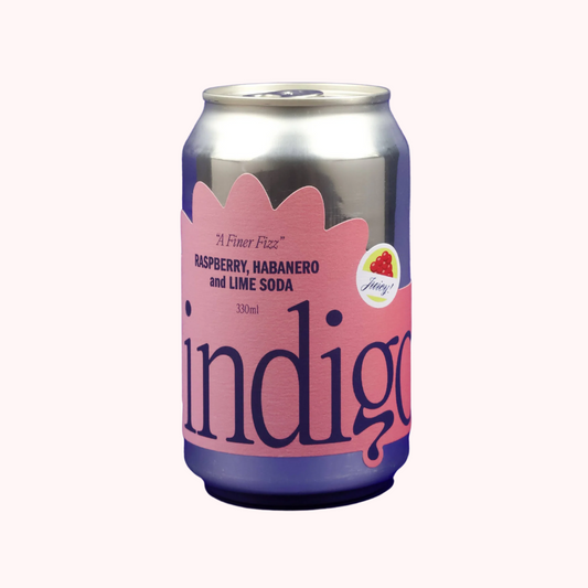Indigo Soda Co - RASPBERRY, HABANERO and LIME SODA
