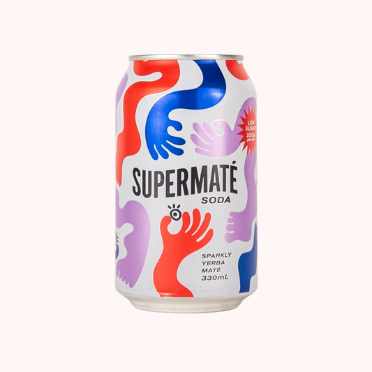 Supermate Soda - Carbonated Nootropic Yerba Mate Soda