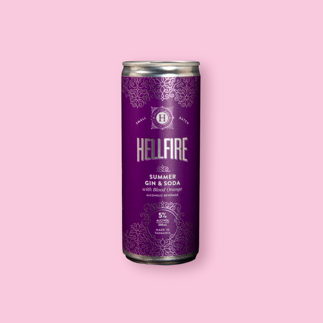 Hellfire Bluff - Gin RTD - Summer Gin Soda with Blood Orange