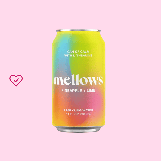 Mellows - Carbonated Nootropic Soda - Pineapple & Lime RTD - REH Liquids