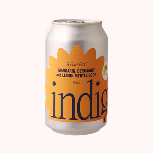 Indigo Soda Co - MANDARIN, BERGAMOT and LEMON MYRTLE SODA