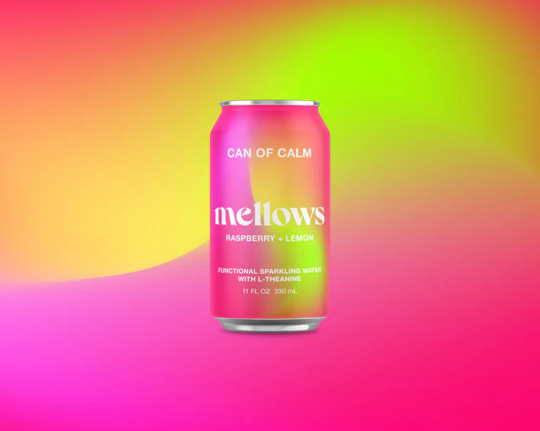 Mellows - Carbonated Nootropic Soda - Raspberry & Lemon RTD - REH Liquids