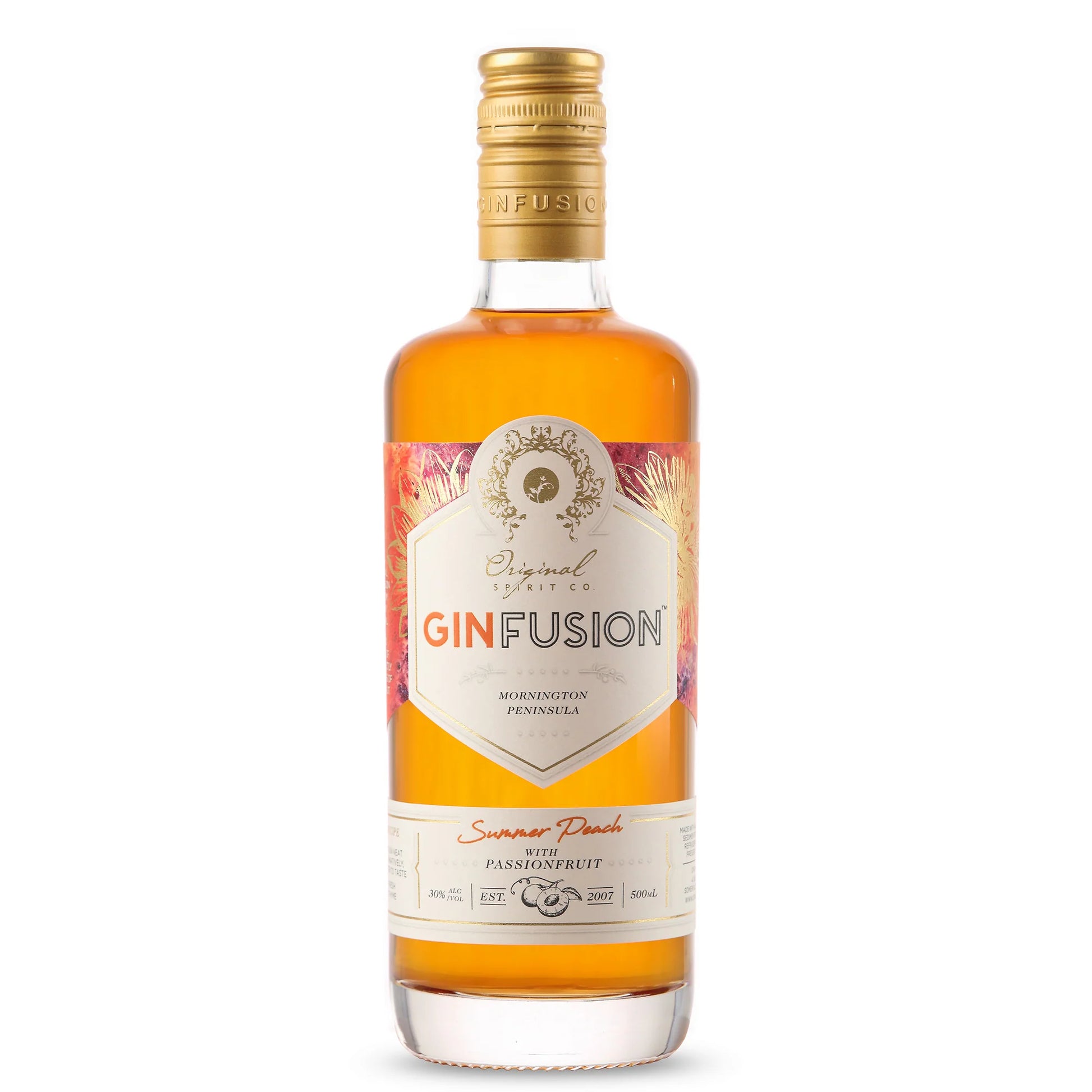 Original Spirit Co - Ginfusion Summer Peach & Passionfruit Gin - REH Liquids