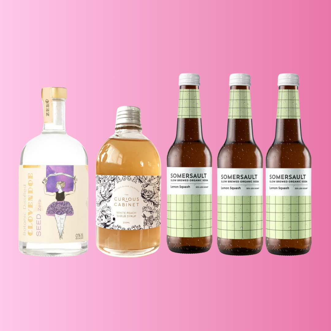 Peach Fizz Mocktail - REH Liquids
