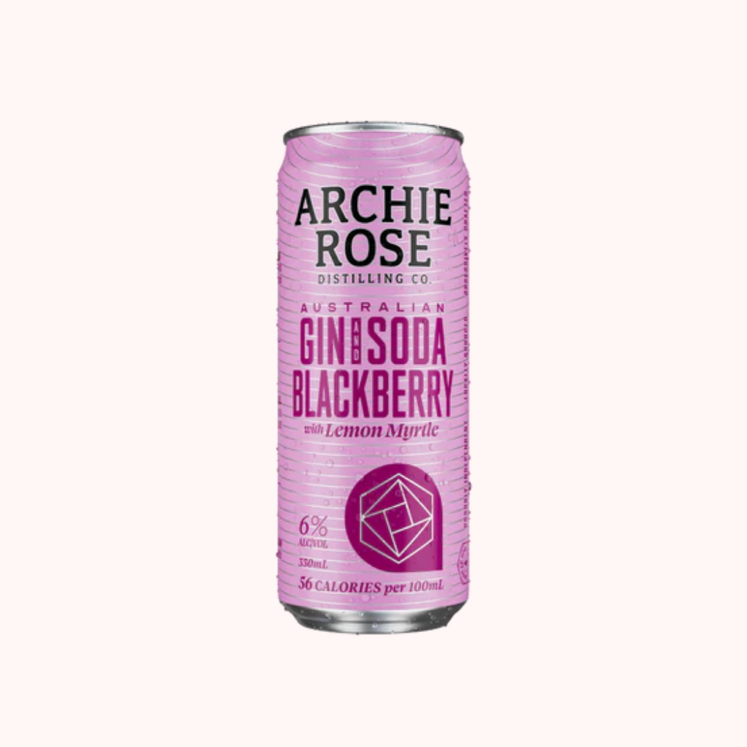 Archie Rose Distilling Co - Gin Blackberry, Lemon Myrtle & Soda RTD