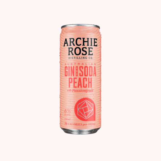 Archie Rose Distilling Co - Gin Peach, Passionfruit & Soda RTD