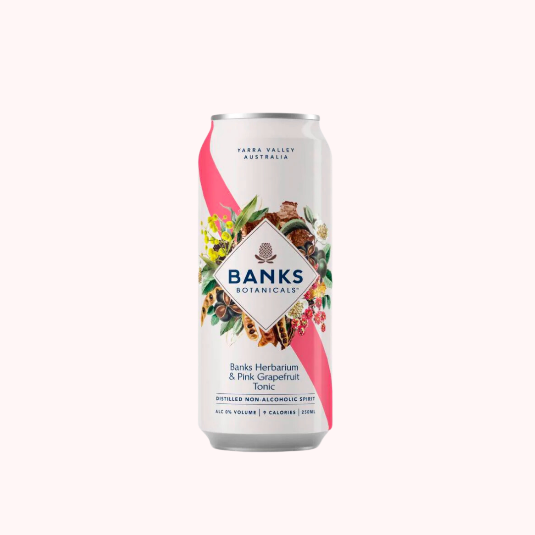 Banks Botanical - Non Alcohol - Herbarium & Pink Grapefruit Tonic RTD