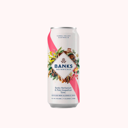 Banks Botanical - Non Alcohol - Herbarium & Pink Grapefruit Tonic RTD