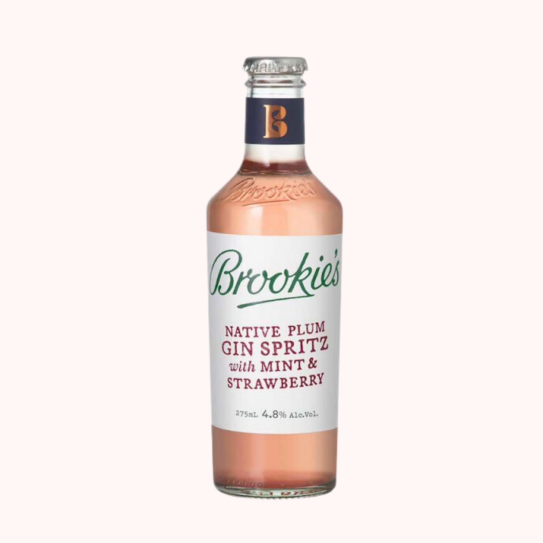 Brookie's Byron Dry - Native Plum Gin Spritz with Mint & Strawberry RTD