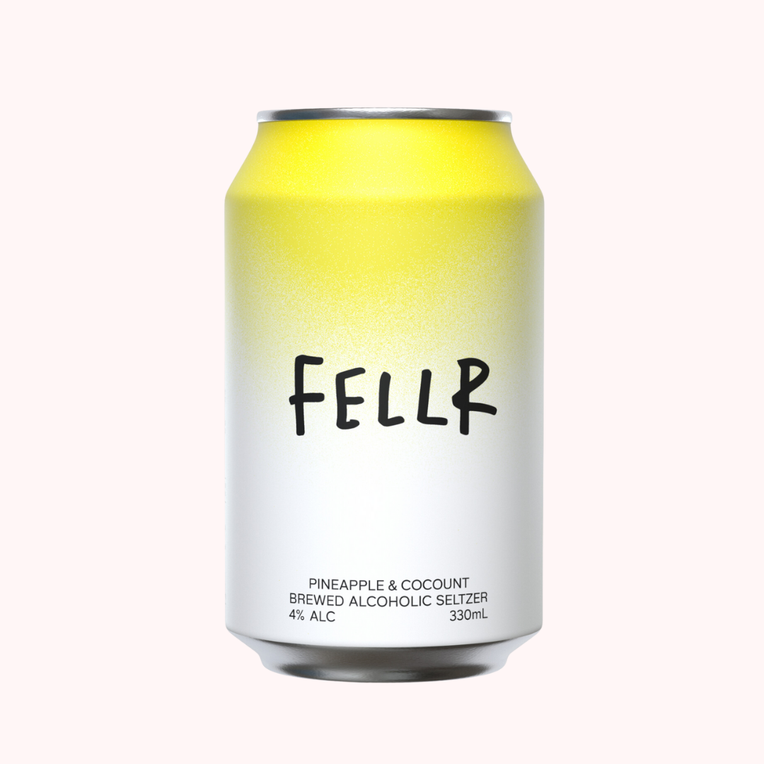 Fellr - Pineapple Coconut Brewed Alcoholic Seltzer