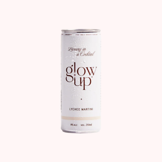 Glow Up - Canned Cocktail - Lychee Martini Cocktail RTD