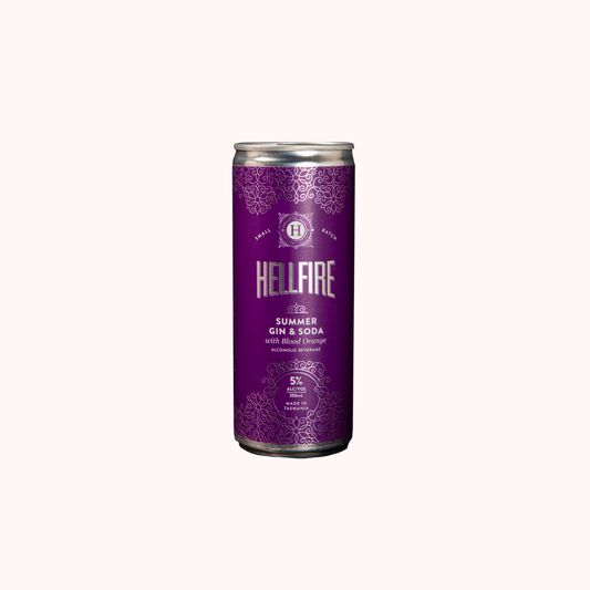 Hellfire Bluff Distillery - Summer Gin Soda with Blood Orange RTD
