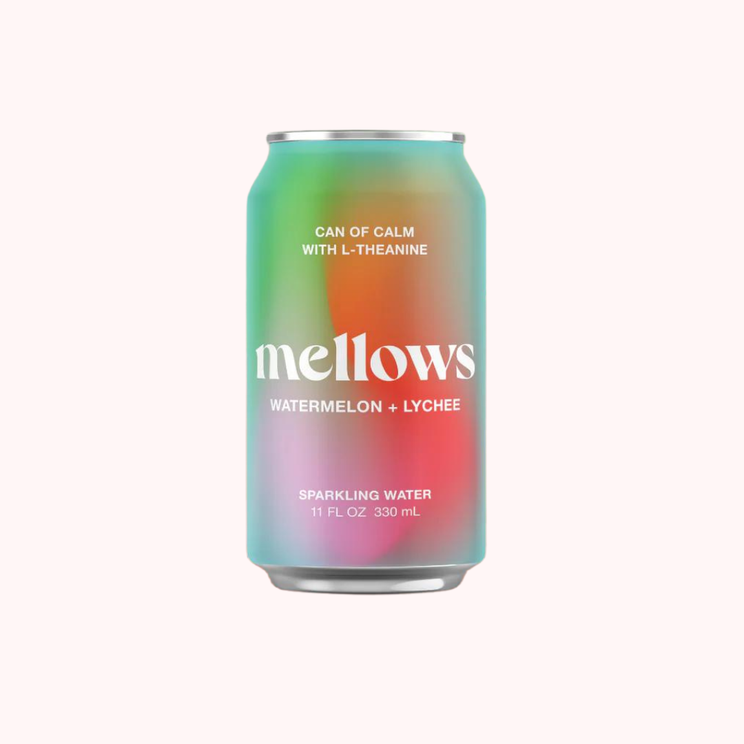 Mellows - Carbonated Nootropic Soda - Watermelon & Lychee