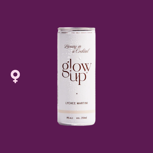 Glow Up Beverages - Lychee Martini Cocktail RTD - REH Liquids