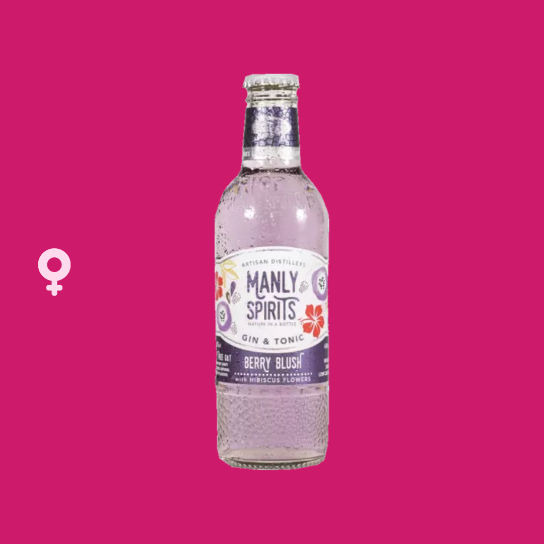 Manly Spirits Berry Blush Gin & Tonic - REH Liquids