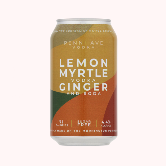 Penni Ave Distillery - Vodka - Premixed Lemon Myrtle Vodka, Ginger with Soda RTD