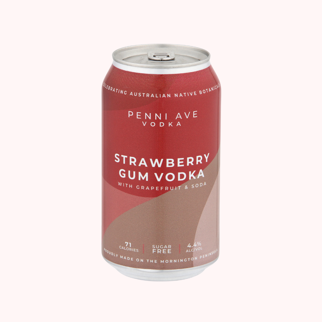 Penni Ave Distillery - Vodka - Premixed Strawberry Gum with Grapefruit & Soda RTD