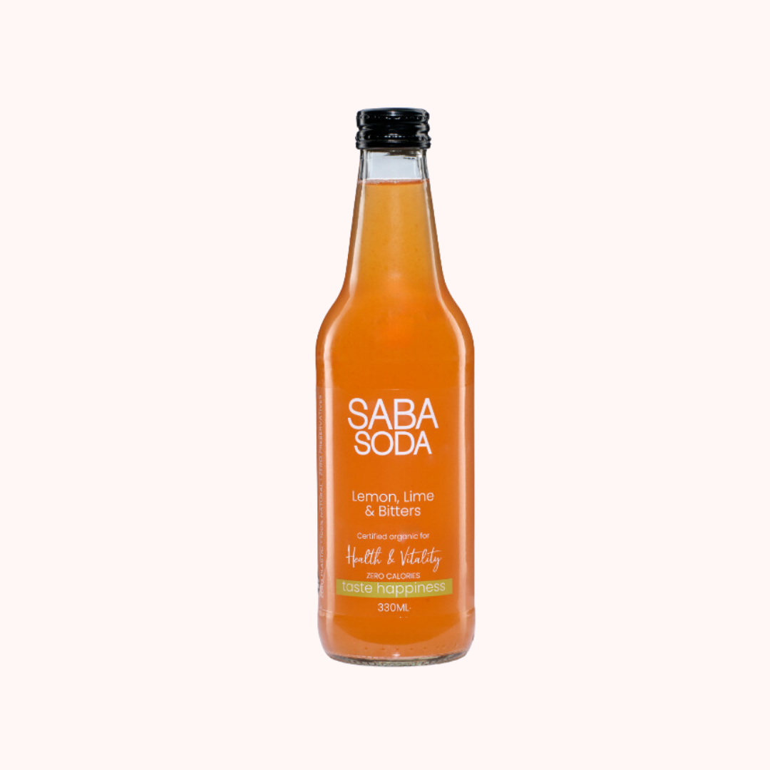 Saba Premium Beverages - Organic Soft Drink Lemon Lime Bitters Soda