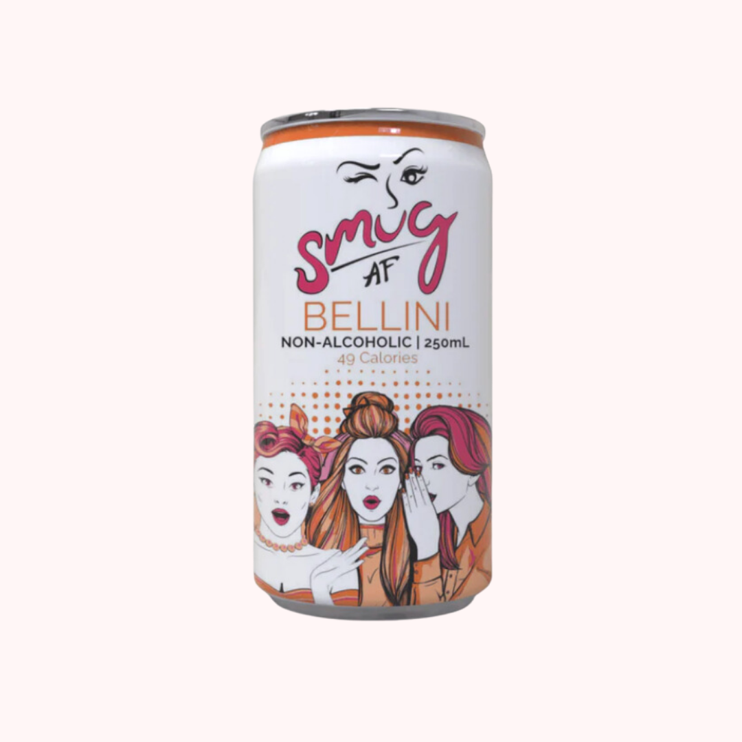 Smug AF - Non Alcohol - Virgin Bellini Cocktail RTD