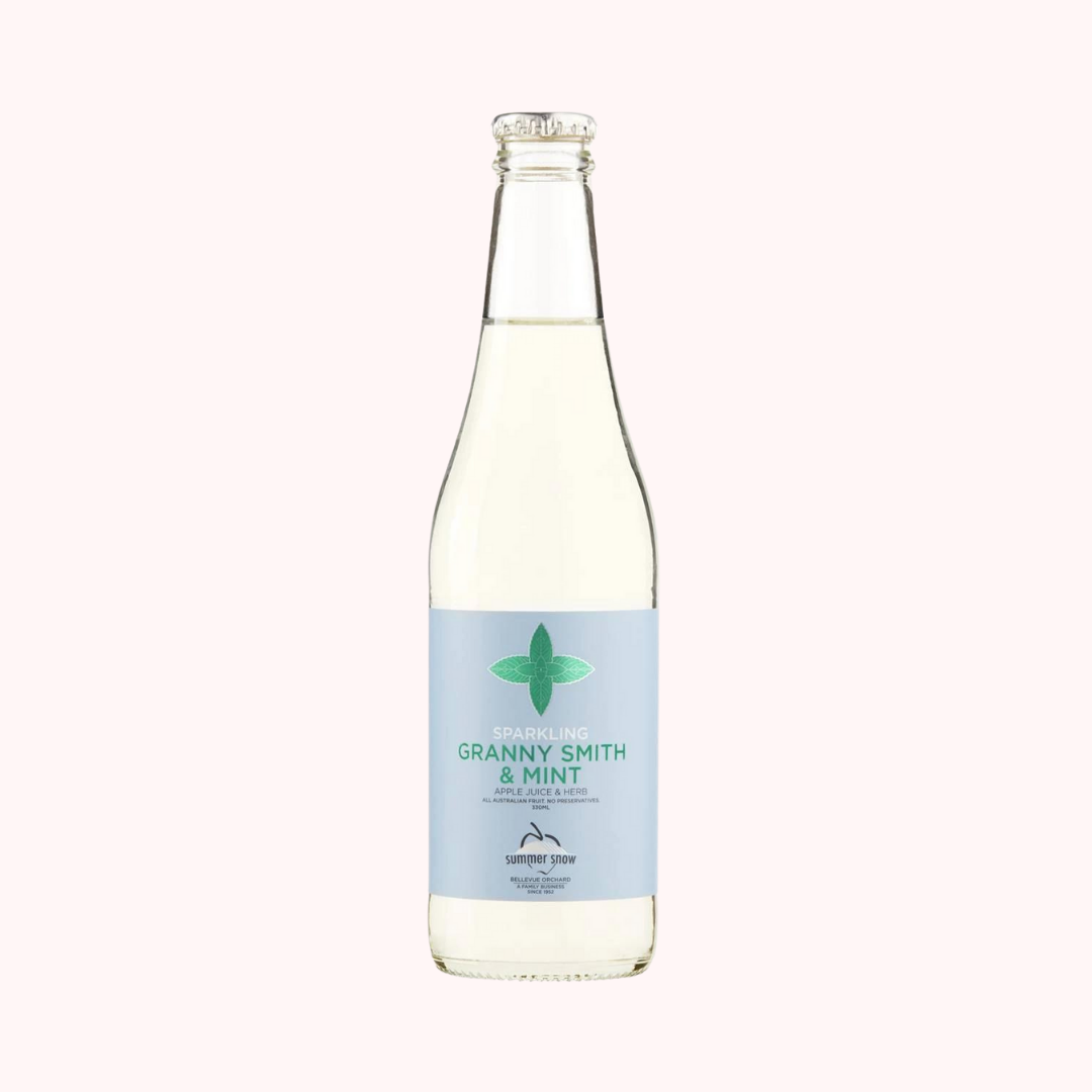 Summer Snow - Sparkling Fruit Juice Apple - Granny Smith with Mint