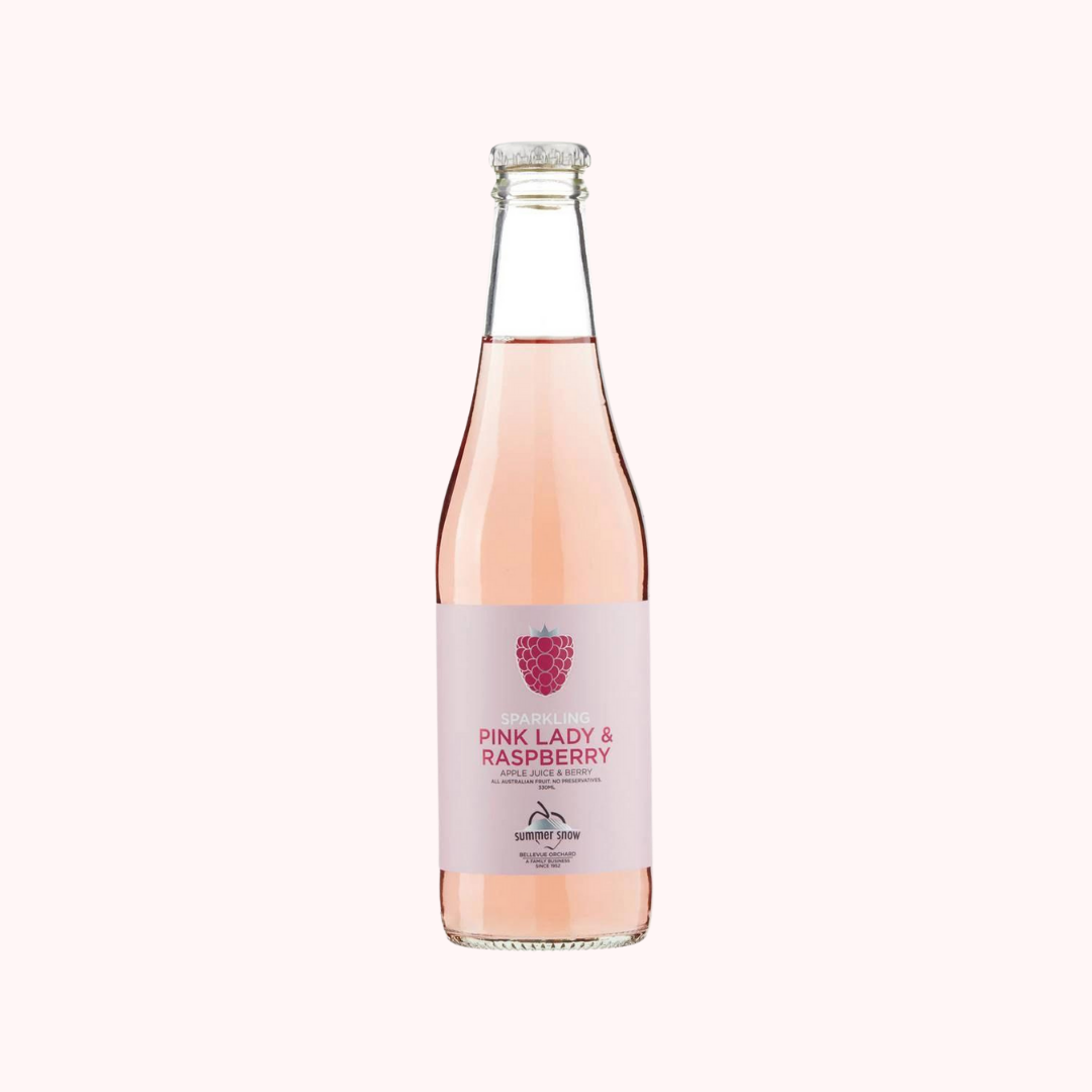 Summer Snow - Sparkling Fruit Juice Apple - Pink Lady with Raspberry