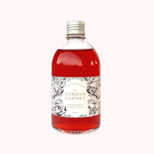The Curious Cabinet - Shrub Syrup Mixer Strawberry